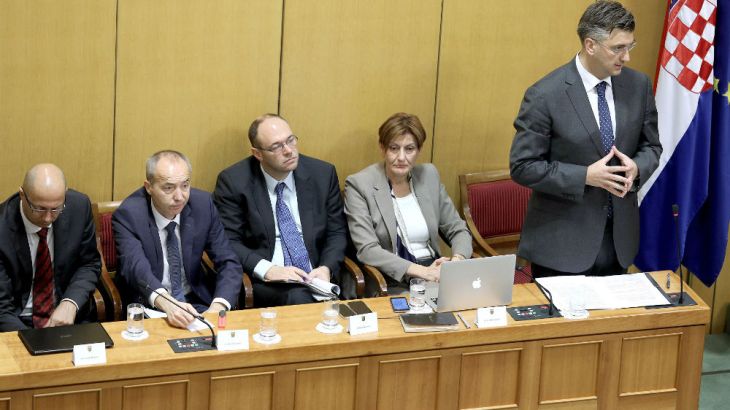 Hrvatska, Vlada, Sabor, Premijer, Andrej Plenković