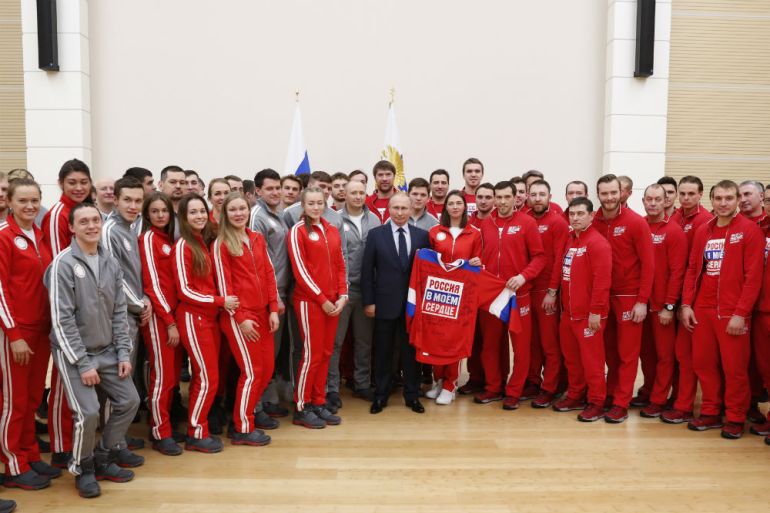 Rusija, Sportaši, ZOI, Vladimir Putin