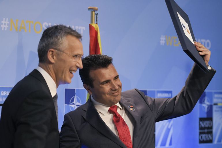 NATO, Makedonija, Jens Stoltenberg, Zoran Zaev