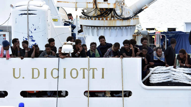 Diciotti, Brod, Izbjeglice, Migranti