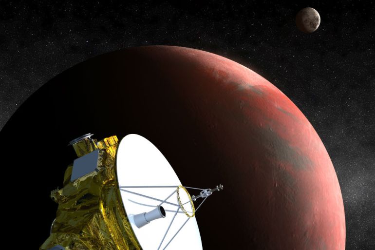 New Horizons, Svemir, Sonda