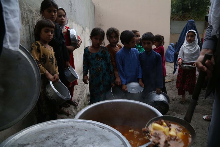 Djeca, Afganistan, Hrana