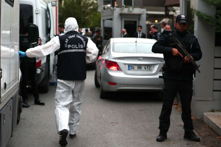 Jamal Khashoggi, Ubojstvo, Istanbul, Konzulat, Istraga, Policija
