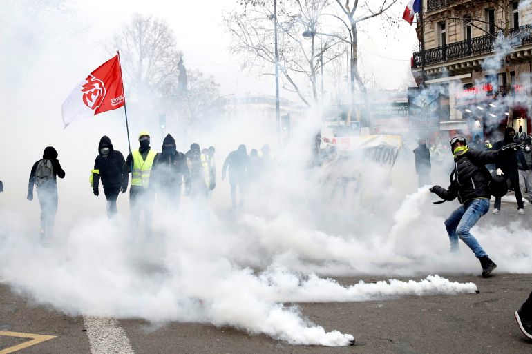 Žuti prsluci, Protest, Francuska