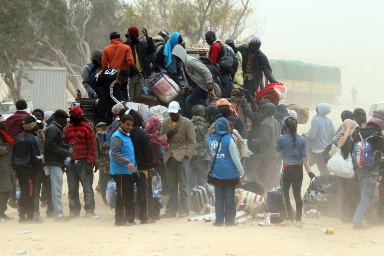 Migranti, Libija