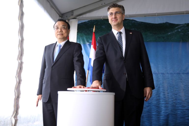 Li Keqiang, Andrej Plenković, Kina, Hrvatska
