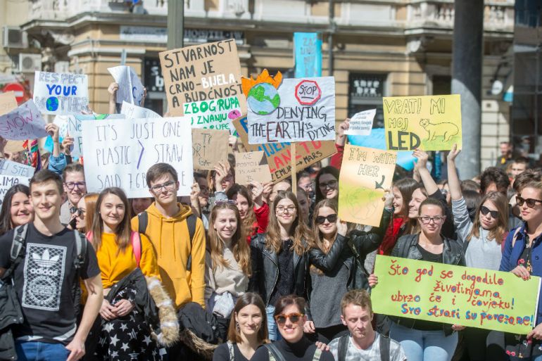 Prosvjed, Protest, Učenici, Klima, Klimatske promjene