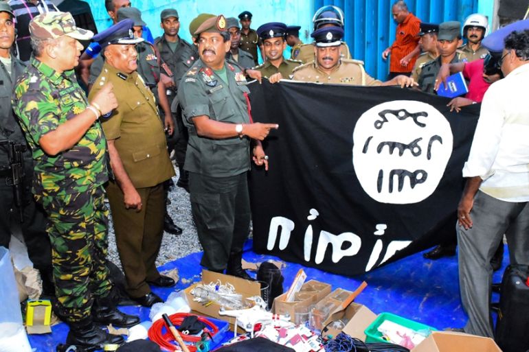 Šri Lanka, Policija, ISIL, Zastava