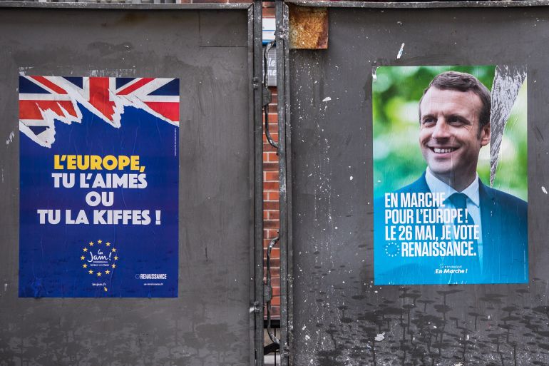 Emmanuel Macron, Kampanja, Europski izbori