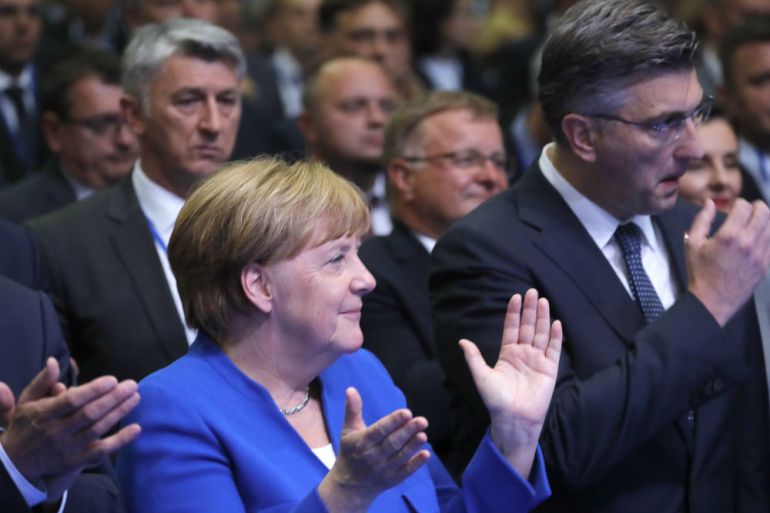 Angela Merkel, Andrej Plenković, HDZ