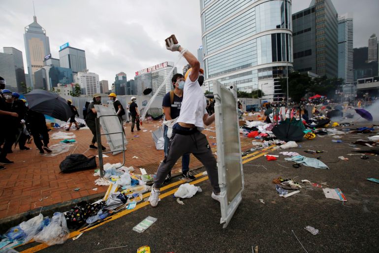 Hong Kong, Prosvjedi, Protesti
