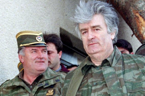 Ratko Mladić, Radovan Karadžić