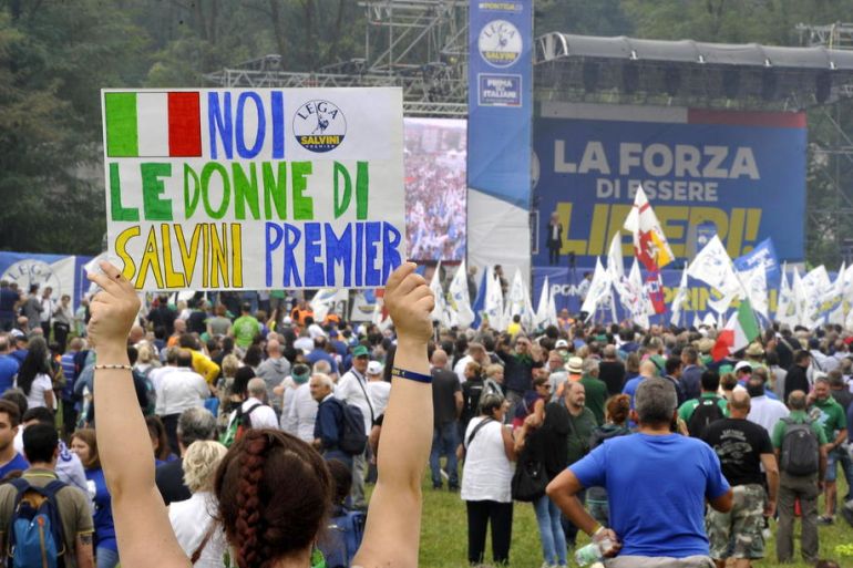 Liga, Italija, Matteo Salvini