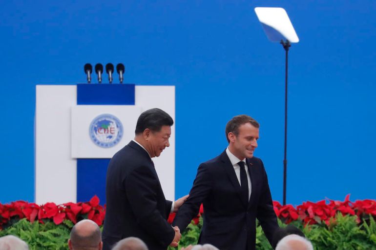 Emmanuel Macron, Xi Jinping