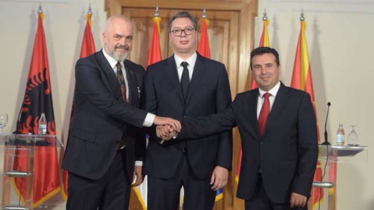 Edi Rama, Aleksadar Vučić, Zoran Zaev