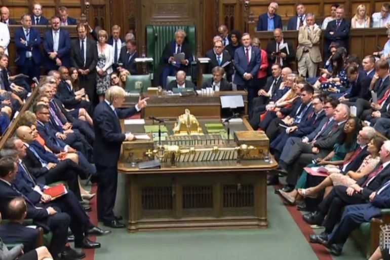 Parlament, Velika Britanija, Boris Johnson