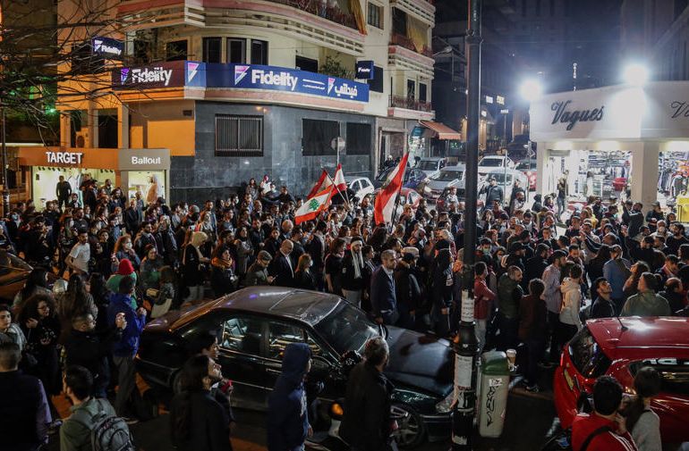 Liban, Libanon, Protesti