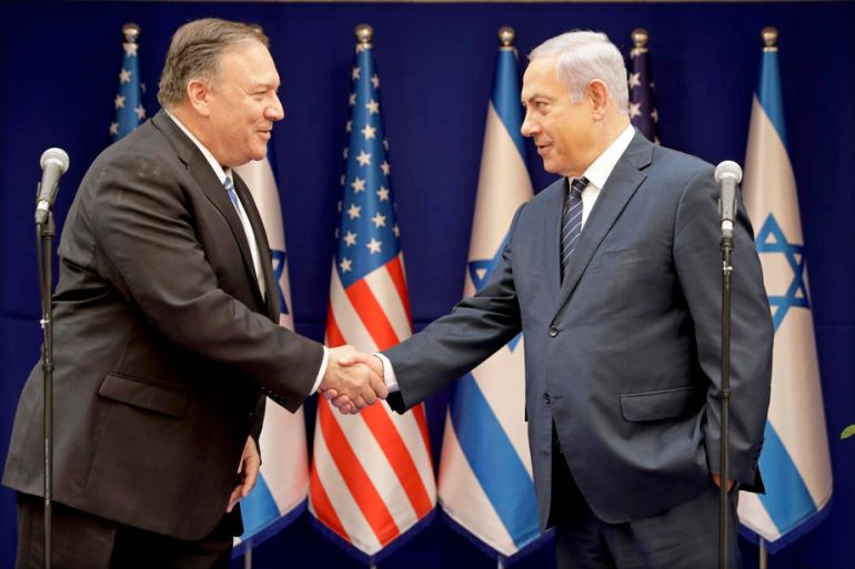 Mike Pompeo, Benjamin Netanyahu