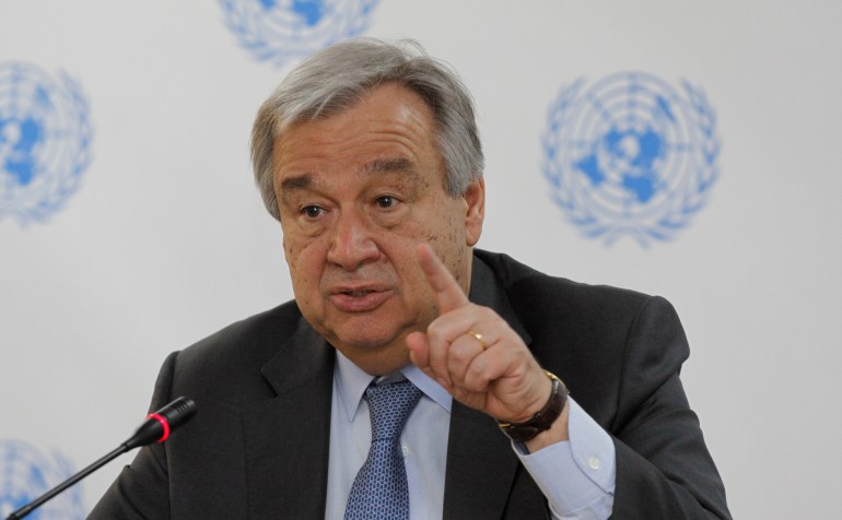 Antonio Guterres, UN