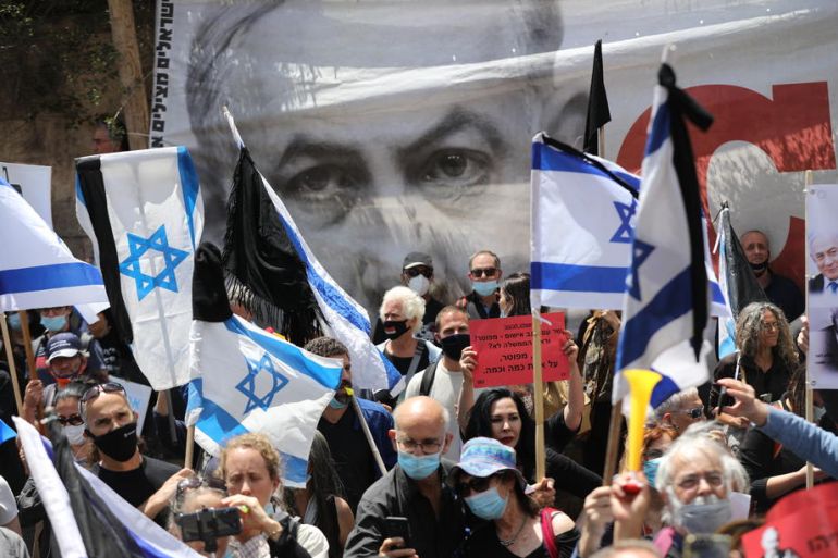 Benjamin Netanyahu, Suđenje, Protesti