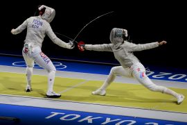 Ruskinja Sofija Podznjakova je aktuelna olimpijska pobjednica u pojedinačnoj i ekipnoj sablji (Maxim Shemetov / Reuters)