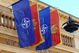 Crna Gora, NATO, Zastave