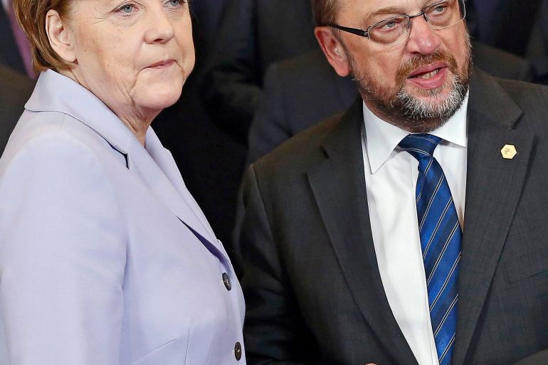 Angela Merkel, Martin Schulz, Njemačka