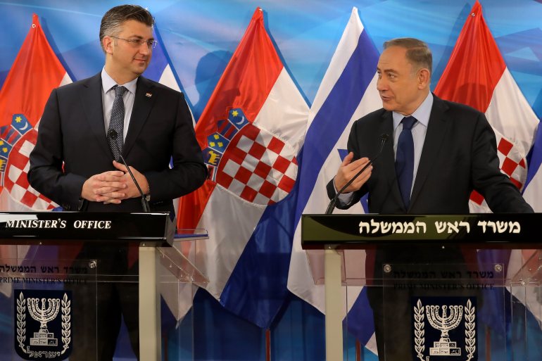 Andrej Plenković, Benjamin Netanyahu, Hrcatska, Izrael, Premijeri