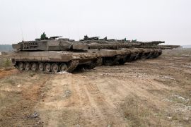 Tri baltičke države, Latvija, Estonija i Litvanija, pozvale su Njemačku da odmah pošalje tenkove Leopard u Ukrajinu (EPA)
