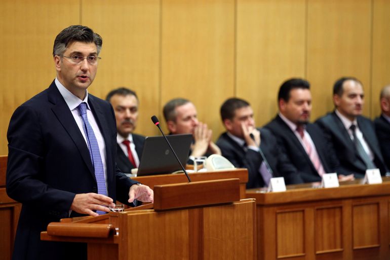Andrej Plenković, Vlaho Orepić, Sabor, Hrvatska, Premijer