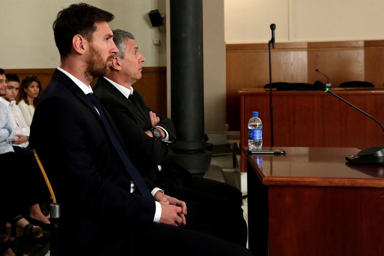 Lionel Messi, Jorge Messi, Suđenje, Sud