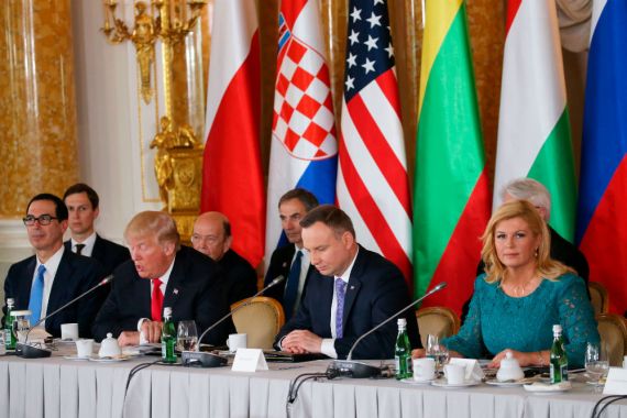 Donald Trump, Andrzej Duda, Kolinda Grabar-Kitarović