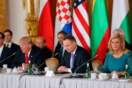 Donald Trump, Andrzej Duda, Kolinda Grabar-Kitarović, Inicijativa tri mora