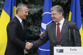 Jens Stoltenberg, Petro Porošenko, NATO, Ukrajina