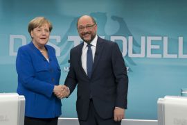 Angela Merkel, Martin Schulz, Sučeljavanje, Izbori, Debata