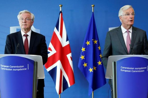 David Davis, Michel Barnier, Brexit, Velika Britanija, EU