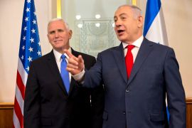 Mike Pence, Benjamin Netanyahu, SAD, Izrael