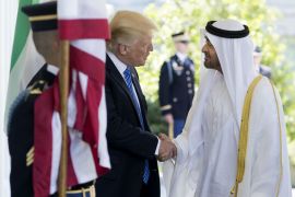Mohammed bin Zayed Al-Nahyan, Donald Trump, UAE, SAD
