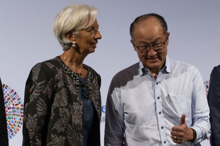 Christine Lagarde, Jim Yong-kim, MMF, Svjetska banka