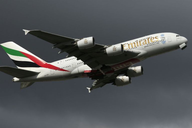 Airbus, A380, Avion, Zrakoplov, Emirates