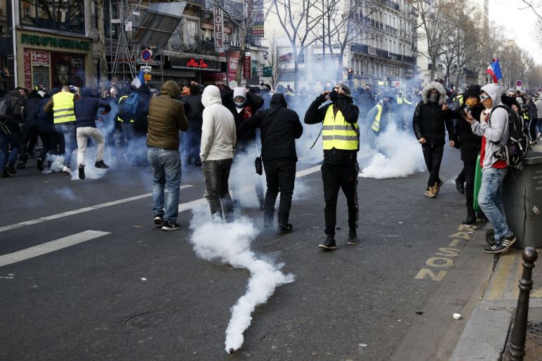 Francuska, Žuti prsluci, Protest