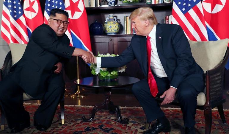 Kim Jong-un, Donald Trump