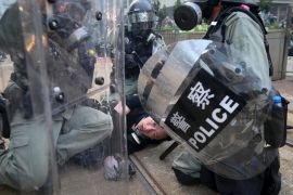 Hong Kong, Policija, Protest