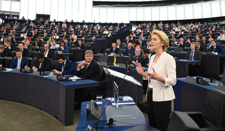Ursula von der Leyen, EU, Evropska komisija, Evropski parlament