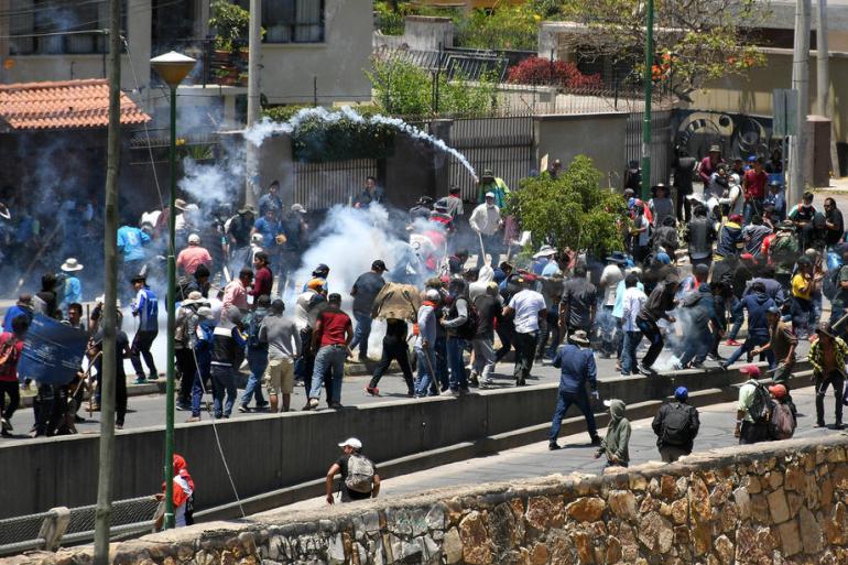 Bolivija, Protesti