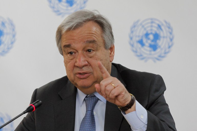 Antonio Guterres, UN
