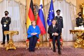 Angela Merkel u Sloveniji: Jednom, kada se ispune uvjeti, može doći do pridruživanja (EPA)