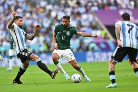 Saleh Al-Shehri odigrao je 22 utakmice i postigao 12 golova za saudijsku reprezentaciju od početka međunarodne karijere 2020. (Reuters)