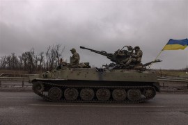 Primjetno je smanjenje ruskih vojnika i vojne opreme u naselju Oleški, saopćila je vojska (EPA)