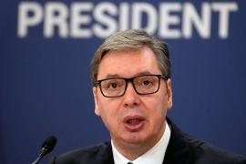 Aleksandar Vučić je zahvalan Rusiji za podršku u vezi s Kosovom (AP)